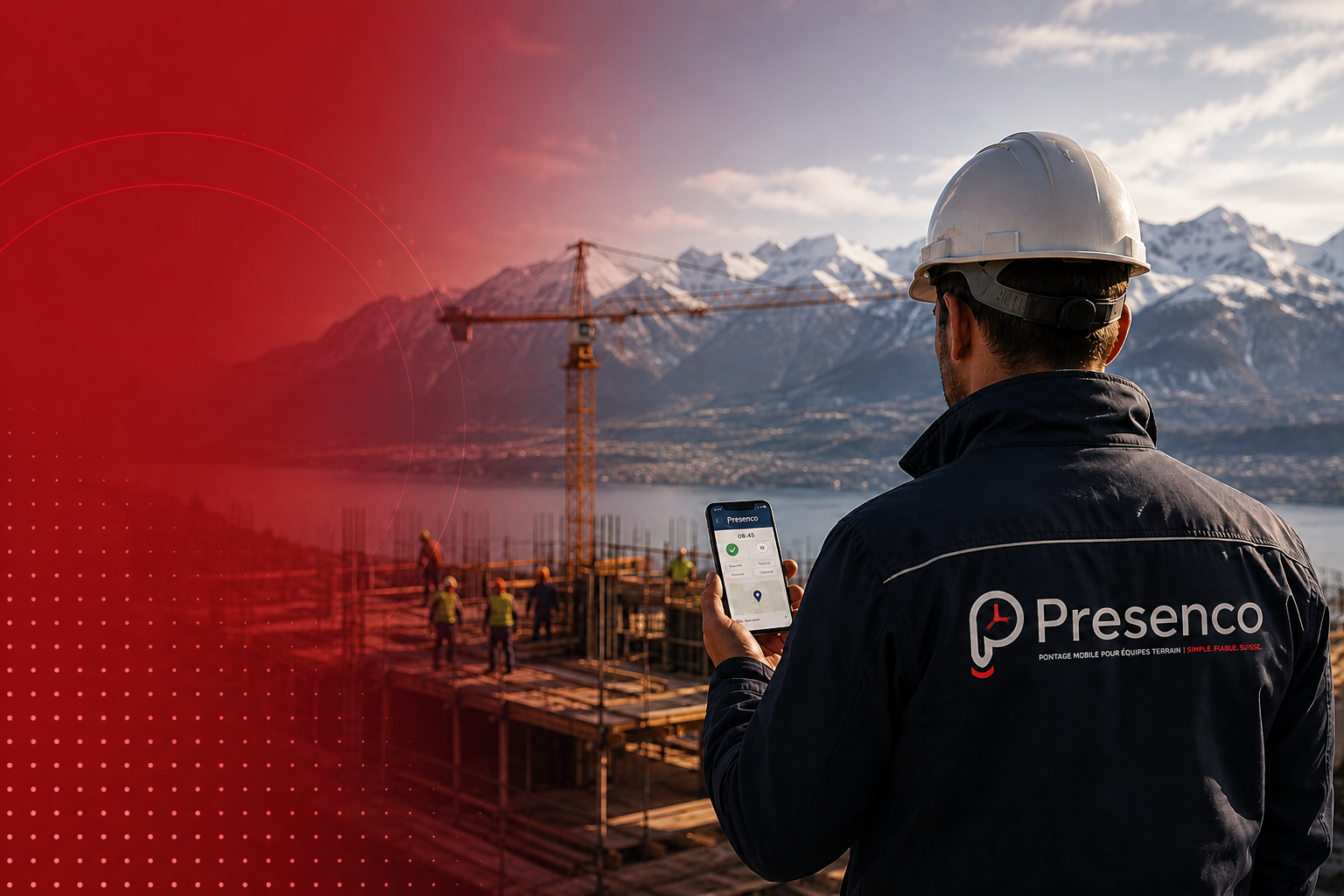 Presenco mobile attendance on site